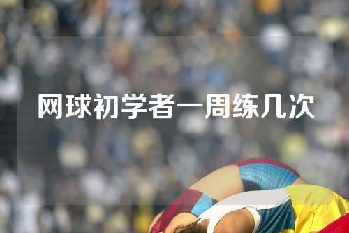 网球初学者一周练几次