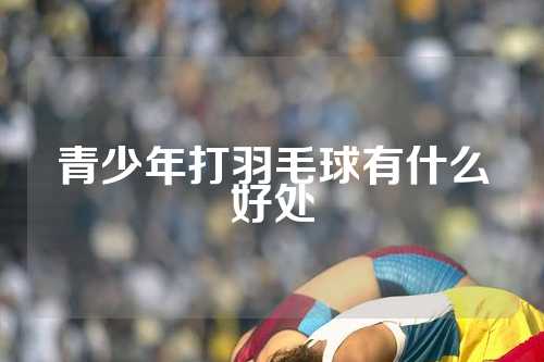 青少年打羽毛球有什么好处
