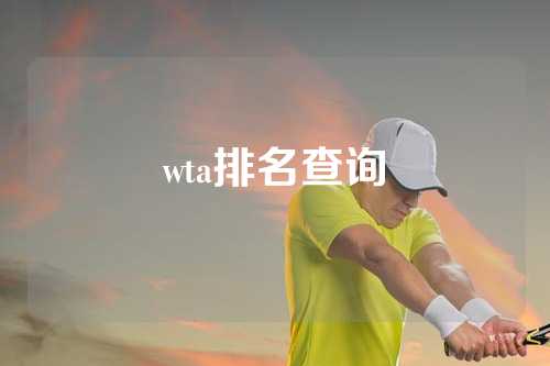 wta排名查询