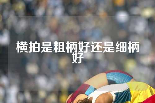 横拍是粗柄好还是细柄好