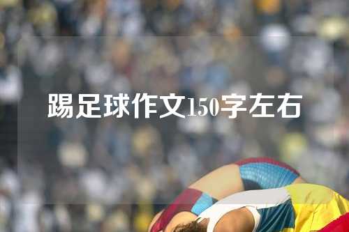 踢足球作文150字左右