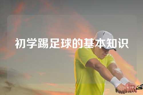 初学踢足球的基本知识