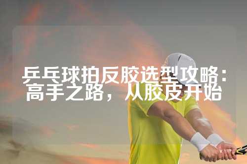 乒乓球拍反胶选型攻略：高手之路，从胶皮开始