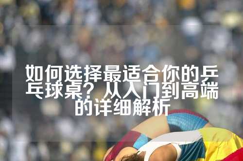 如何选择最适合你的乒乓球桌？从入门到高端的详细解析