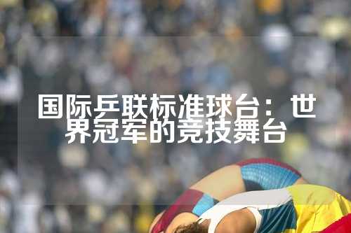 国际乒联标准球台：世界冠军的竞技舞台