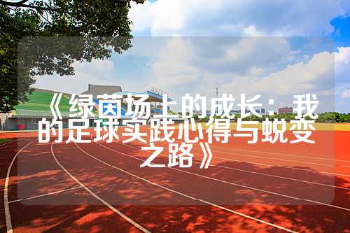 《绿茵场上的成长：我的足球实践心得与蜕变之路》