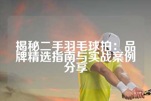 揭秘二手羽毛球拍：品牌精选指南与实战案例分享