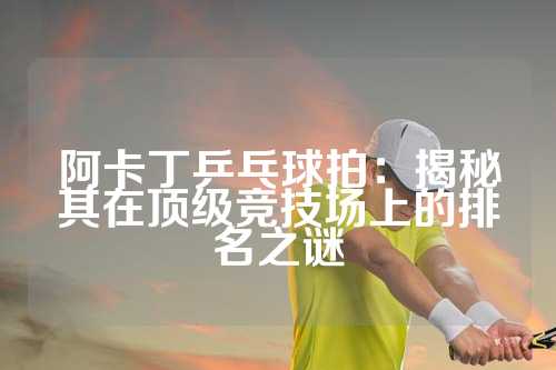 阿卡丁乒乓球拍：揭秘其在顶级竞技场上的排名之谜