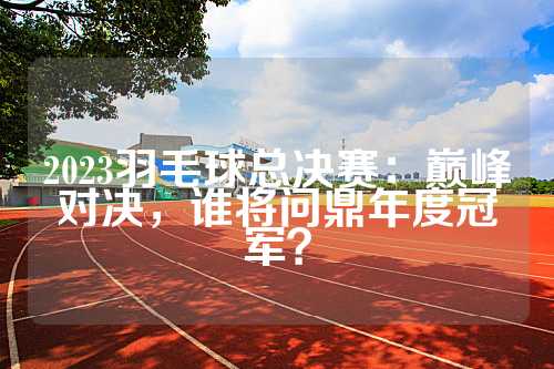 2023羽毛球总决赛：巅峰对决，谁将问鼎年度冠军？