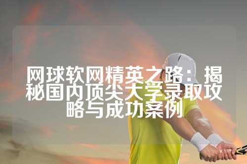 网球软网精英之路：揭秘国内顶尖大学录取攻略与成功案例