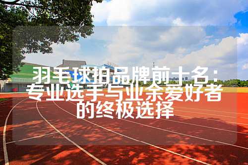 羽毛球拍品牌前十名：专业选手与业余爱好者的终极选择