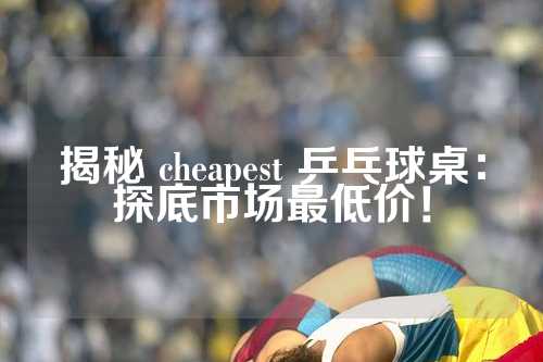 揭秘 cheapest 乒乓球桌：探底市场最低价！