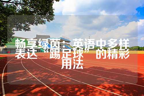 畅享绿茵：英语中多样表达“踢足球”的精彩用法