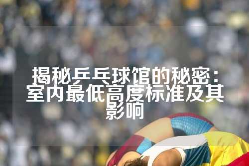 揭秘乒乓球馆的秘密：室内最低高度标准及其影响