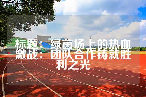 标题：绿茵场上的热血激战：团队合作铸就胜利之光