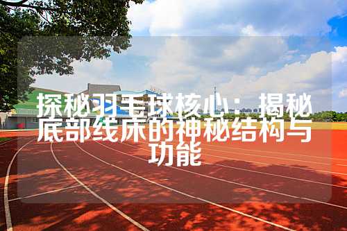 探秘羽毛球核心：揭秘底部线床的神秘结构与功能