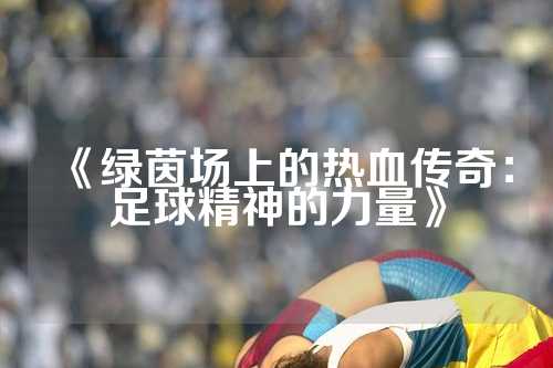 《绿茵场上的热血传奇：足球精神的力量》
