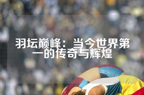 羽坛巅峰：当今世界第一的传奇与辉煌