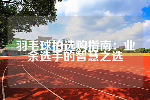 羽毛球拍选购指南：业余选手的智慧之选