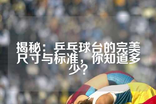 揭秘：乒乓球台的完美尺寸与标准，你知道多少？