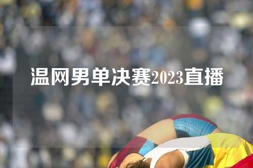 温网男单决赛2023直播