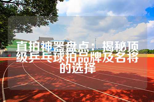 直拍神器盘点：揭秘顶级乒乓球拍品牌及名将的选择