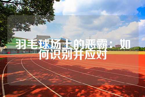 羽毛球场上的恶霸：如何识别并应对