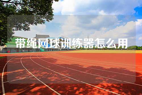 带绳网球训练器怎么用