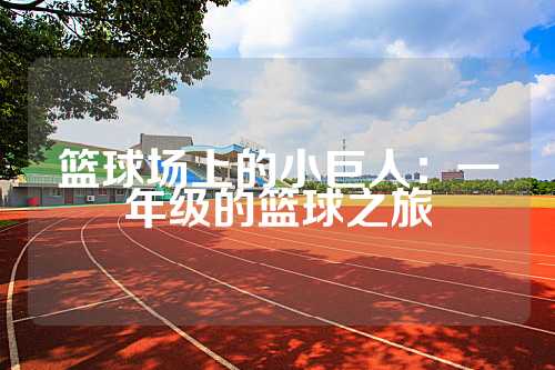 篮球场上的小巨人：一年级的篮球之旅