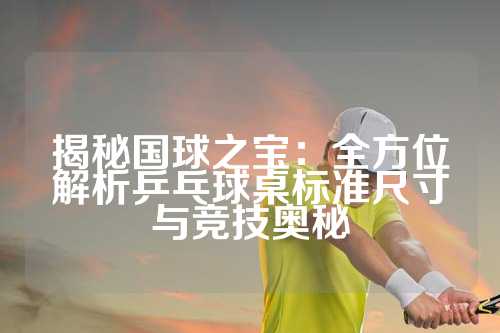 揭秘国球之宝：全方位解析乒乓球桌标准尺寸与竞技奥秘