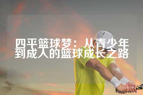 四平篮球梦：从青少年到成人的篮球成长之路